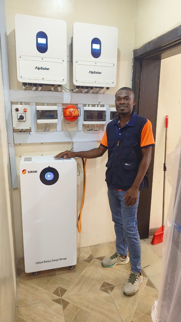 Completed solar inverter system